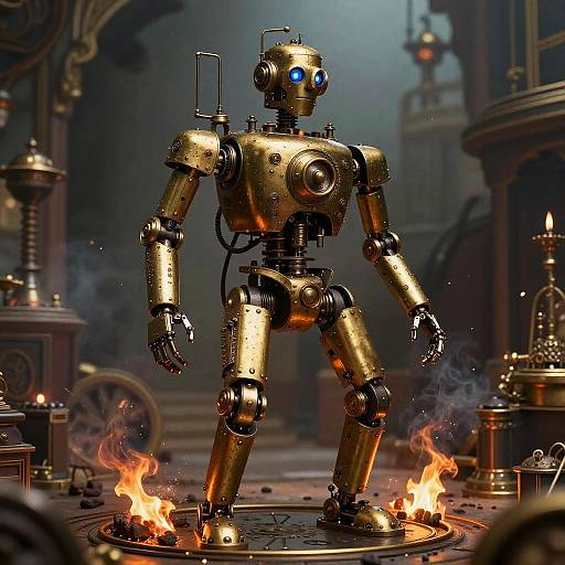 Victorian Futurism Steam Automaton