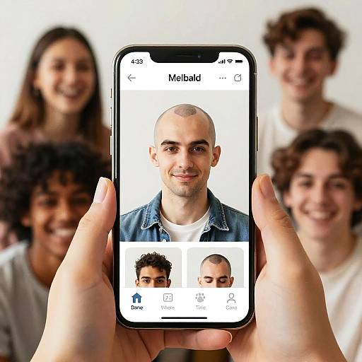 Bald Hairstyle Preview App