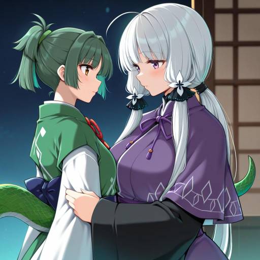 Illustration of Adagumo no saragimaru, len'en in the style of Tajima yuuki