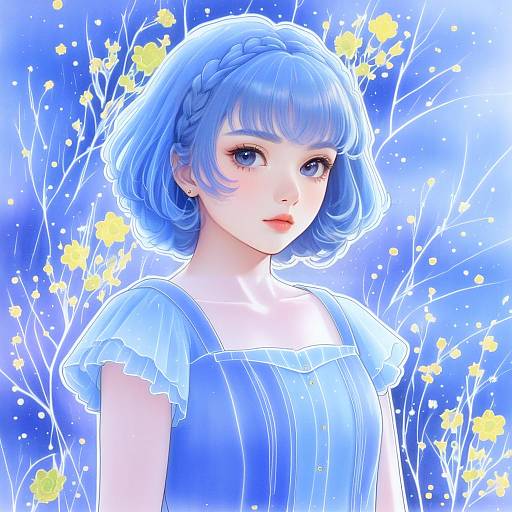 Illustration of Dorothy west, pretty series in the style of Tantaka