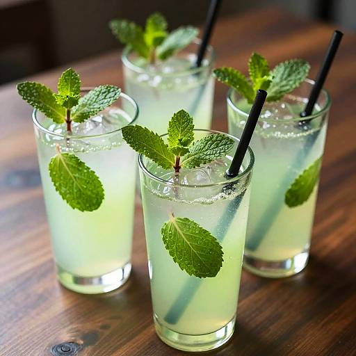 Refreshing Mint Limeade Drinks