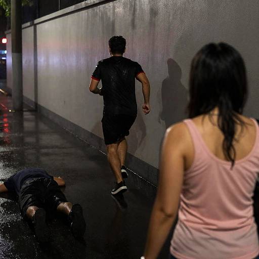 Rainy Night Escape in the City