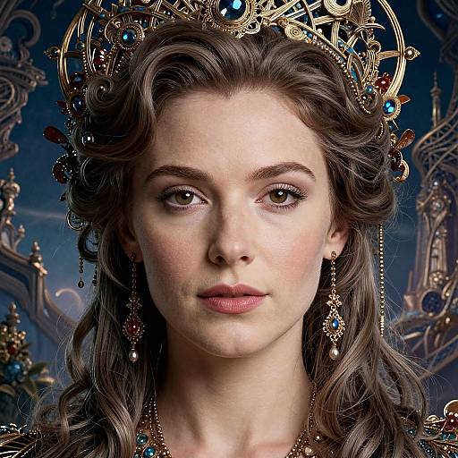 Anne Bachelier Style Detailed Portrait