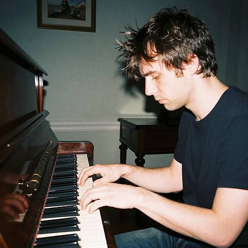 Overexposed Flash Photo of Pianist