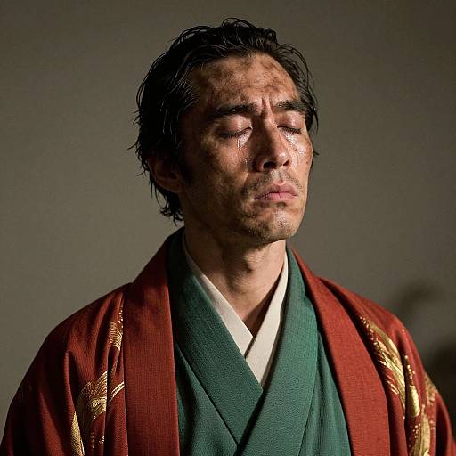 Moody Cinematic Kimono Portrait