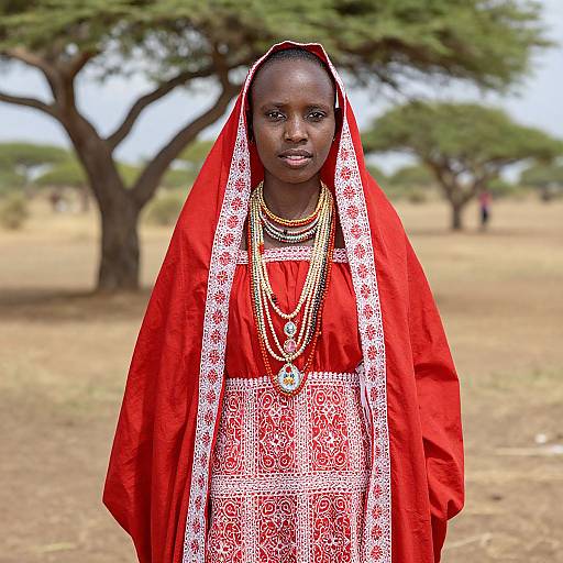 Traditional Maasai Wedding Attire