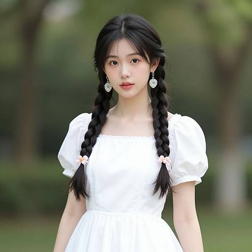 Adult Princess Daisy Costume Portrait