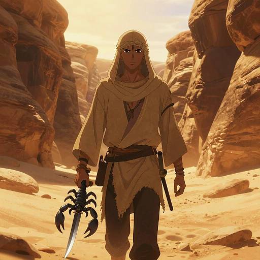 Desert Thief with Scorpion Dagger