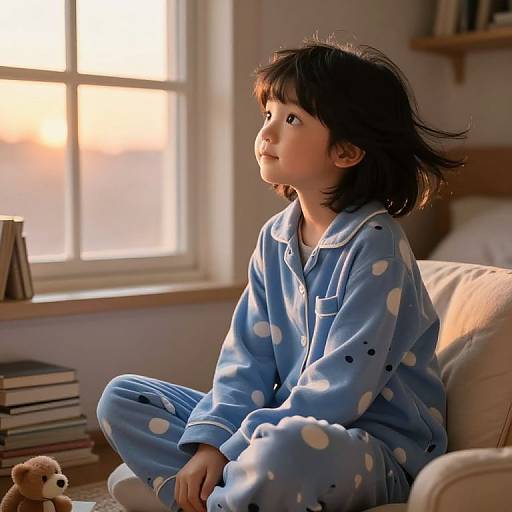 Cozy Evening in Playful Pajamas