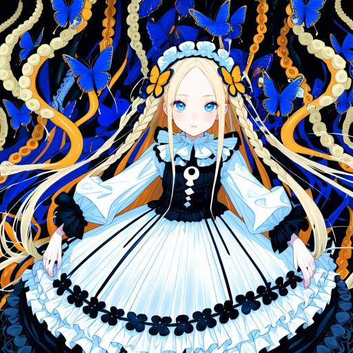 Illustration of Abigail williams (festival outfit) (fate), fate/grand order in the style of Gorilla (bun0615)