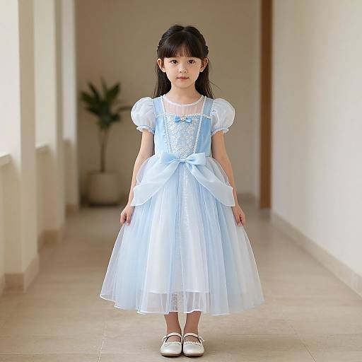Little Girl in Princess Costume