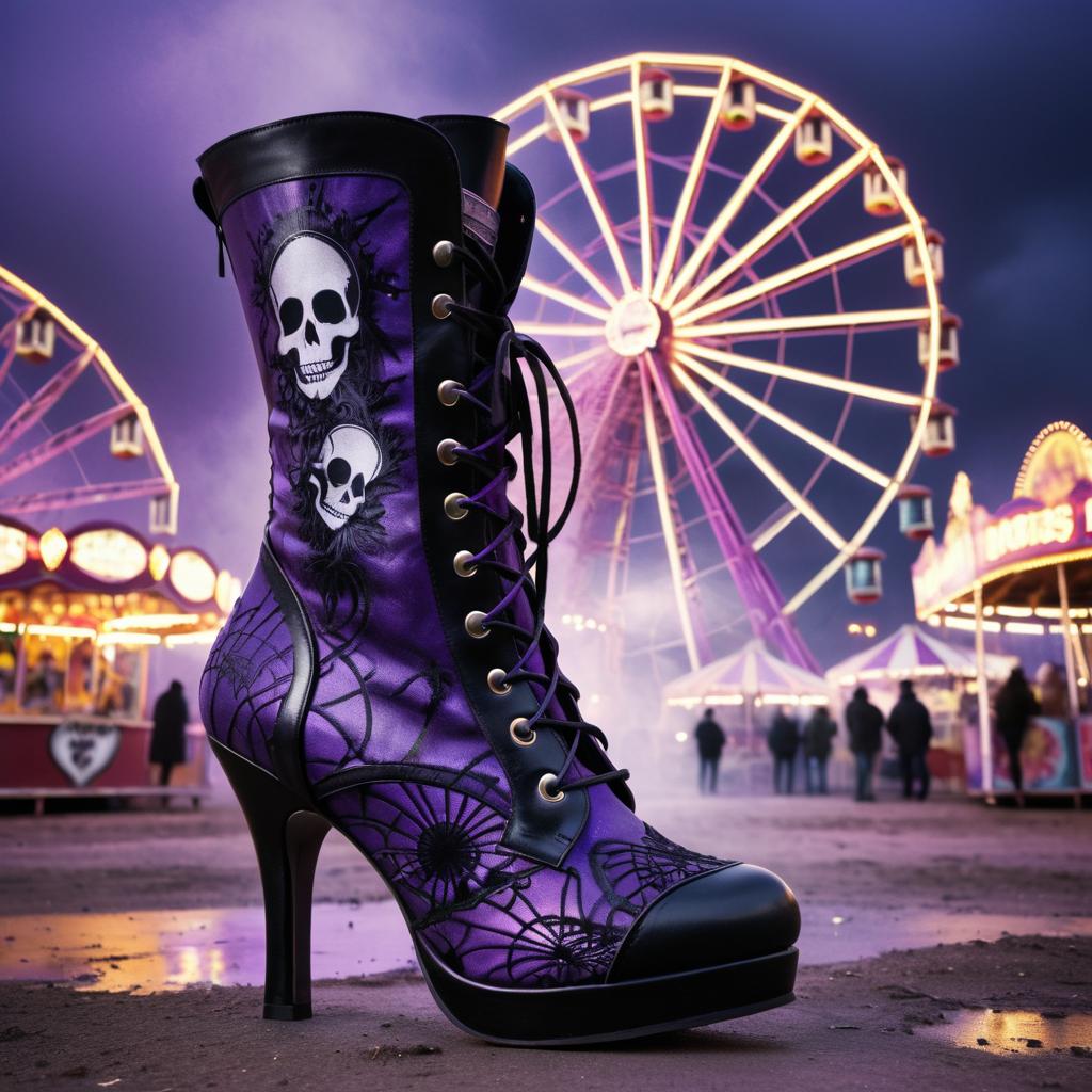 Haunting High Heel Boots at Carnival