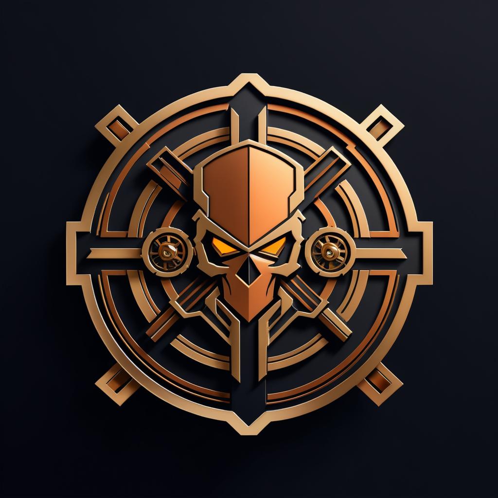 Steampunk-Inspired Esports Team Logo Design