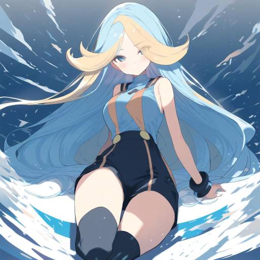 Illustration of Ace trainer (pokemon), pokemon in the style of P19