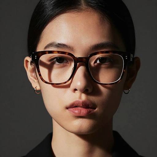 High Fashion Asian Girl Portrait