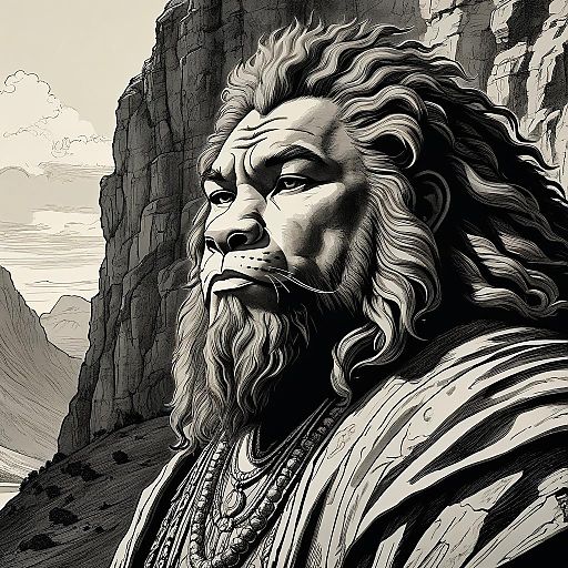 Majestic Fat Mufasa in Rembrandt Style Majestic Fat Mufasa in Rembrandt Style
