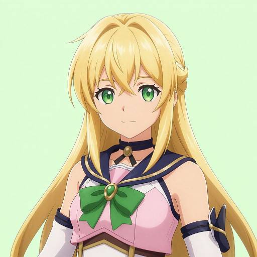 Anime Portrait of Alisha-Inspired Girl