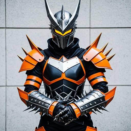 Black and Orange Kimeramon Cosplay Armor