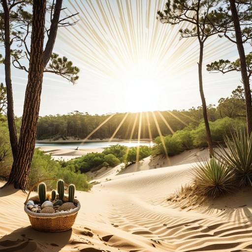 Sandy Dune Vista Digital Patch Design