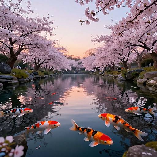 Enchanting Bug's-Eye View Garden Pond
