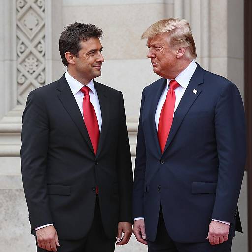 Formal Portrait of Two Suited Men