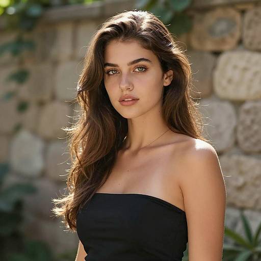 Young Woman in Natural Outdoor Setting