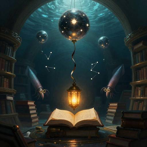 Sunken Celestial Library of Floating Tomes