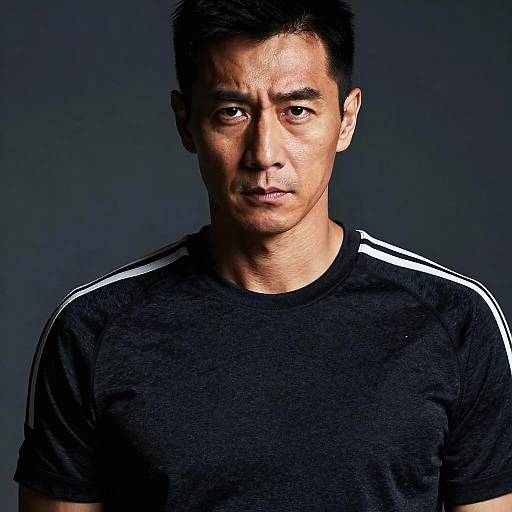 Cinematic Realism: Intense Jersey Portrait