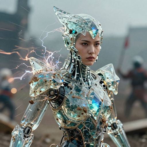 Glass-Cyborg Gemstone Champion