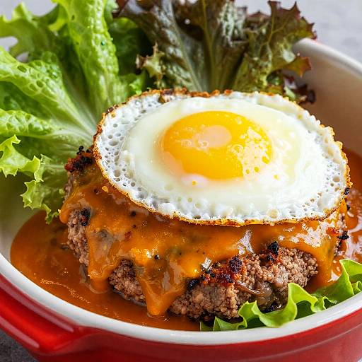 Vivid Meatloaf with Sunny Eggs