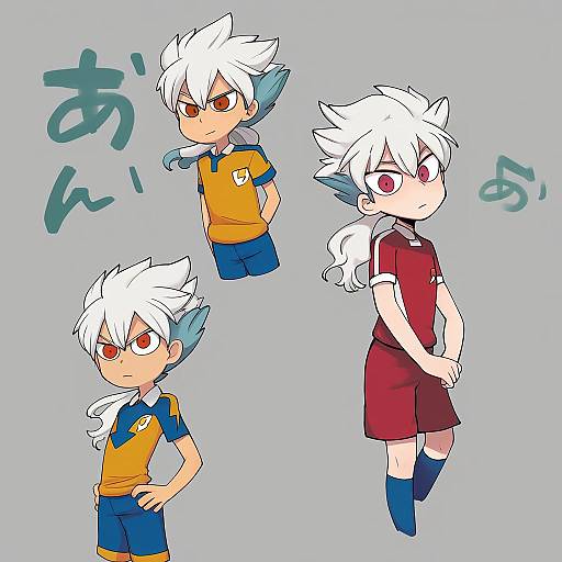 Illustration of Hakuryuu (inazuma eleven), inazuma eleven (series) in the style of Lakilolom