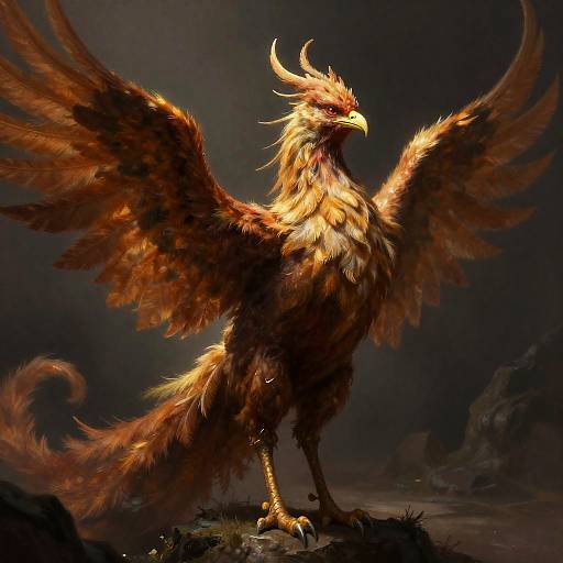 Arcane Phoenix Sorcerer with Amber Fur