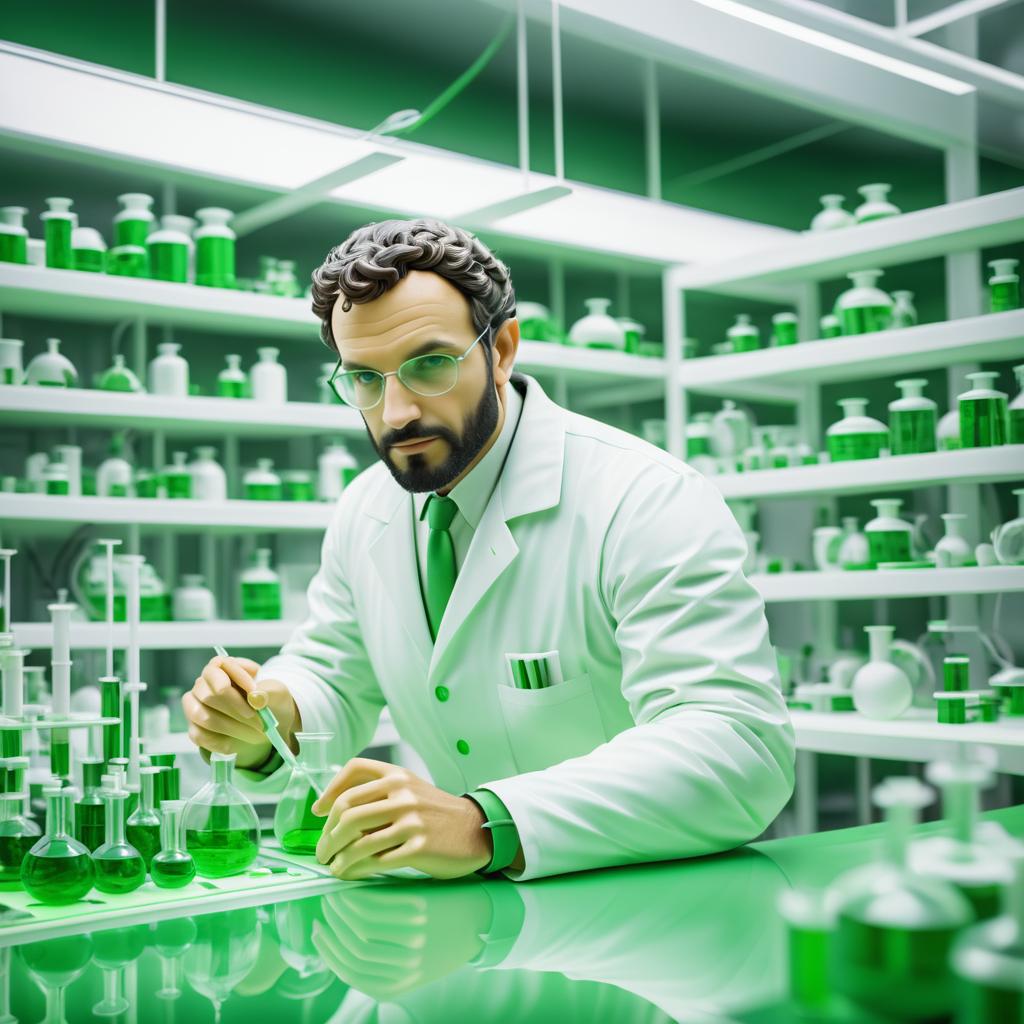 Ultra-Realistic Scientist in a Lab Setting