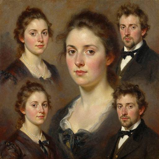 Oil Painting Style Portrait Transformation