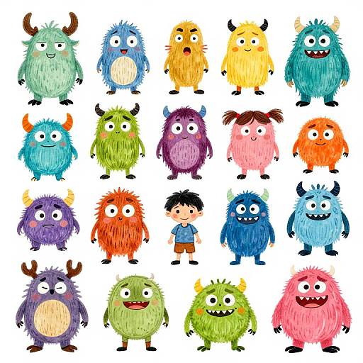 Imaginative Cartoon Characters Collection