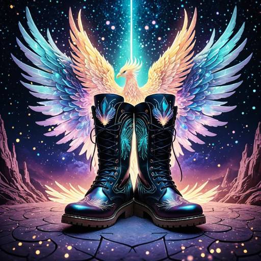 Ethereal Phoenix Wings and Magical Boots