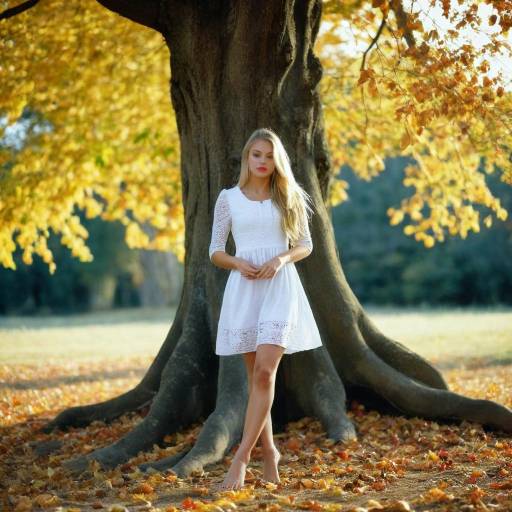 Autumn Bliss: A Photorealistic Girl Portrait