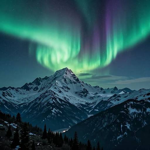 Aurora-Cloaked Giants Reviving Nature