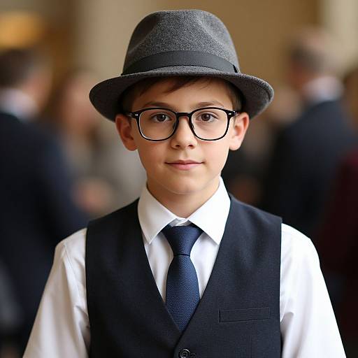 Stylish Derby Attire Male Portrait