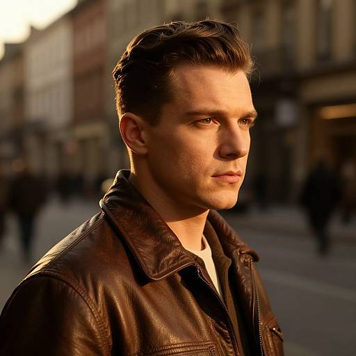 1940s Classic Pompadour Portrait