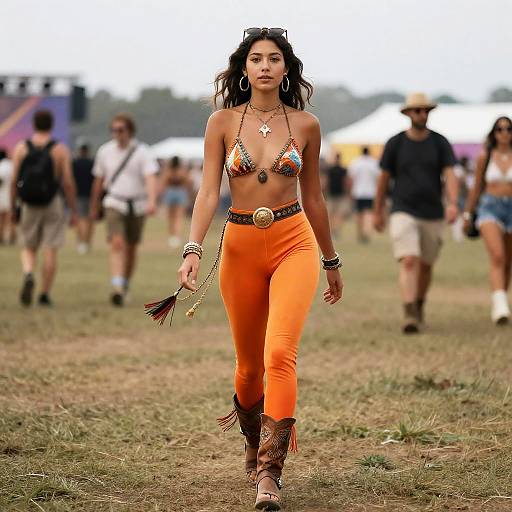 Boho Festival Fashion at Sunset