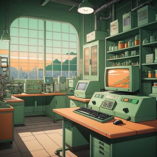 Retro Laboratory with Vintage Computers