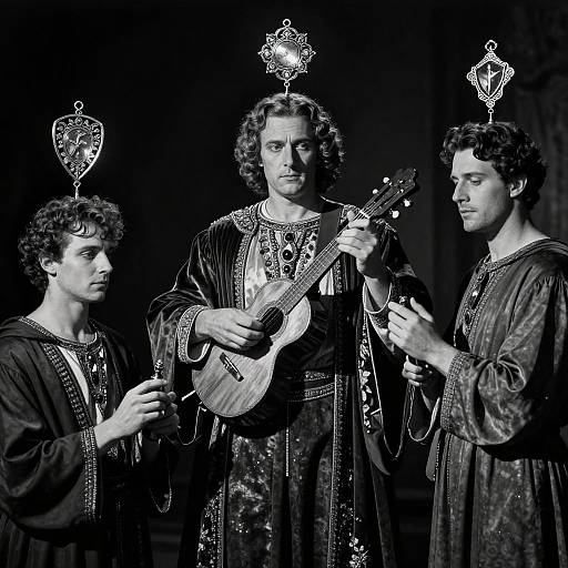 Epic Bard in Film Noir Style