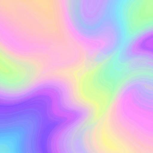 Vibrant Neon Pastel Abstract Art