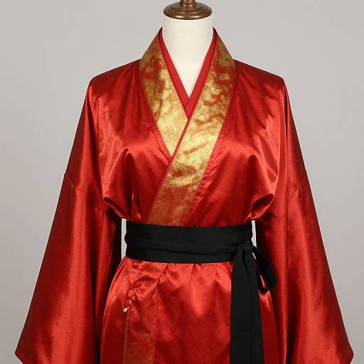 Mannequin in Red and Gold Robe