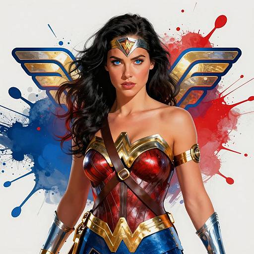 Epic Digital Art of Wonder Woman