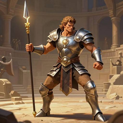 Achillesmon in Ancient Arena Combat