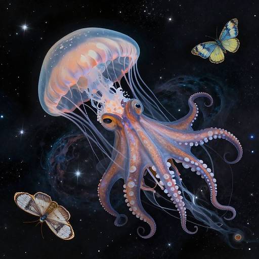 Cosmic Jellyfish in Interplanetary Space