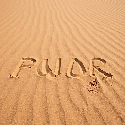 Photograph of the word 