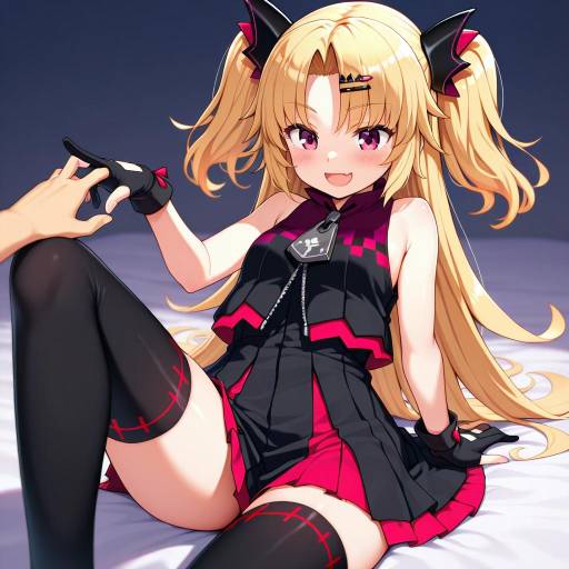 Illustration of Akatsuki uni, uni create in the style of Rougetsu (eclipse)